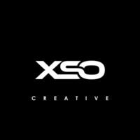 xso lettre initiale logo conception modèle vecteur illustration