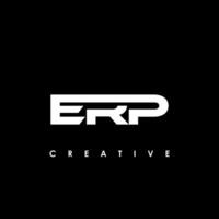 erp lettre initiale logo conception modèle vecteur illustration