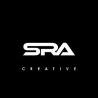 sra lettre initiale logo conception modèle vecteur illustration