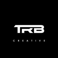 TRB lettre initiale logo conception modèle vecteur illustration