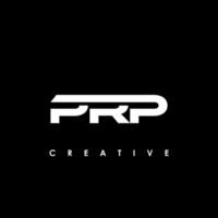 prp lettre initiale logo conception modèle vecteur illustration