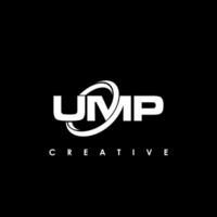 ump lettre initiale logo conception modèle vecteur illustration