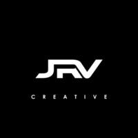jrv lettre initiale logo conception modèle vecteur illustration