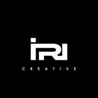 iri lettre initiale logo conception modèle vecteur illustration