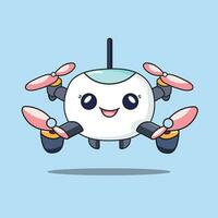 kawaii drone caméra vecteur illustration gratuit Télécharger . drone caméra vecteur.drone dessin animé