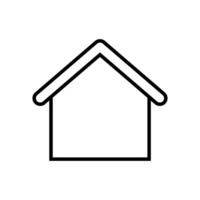 Accueil icône vecteur. maison illustration signe. chalet symbole. cabane logo. vecteur