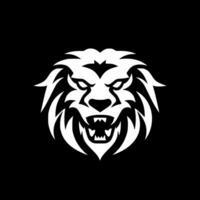 Lion - minimaliste et plat logo - vecteur illustration