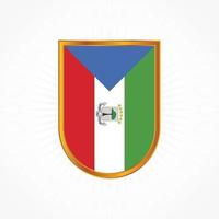 conception de vecteur de drapeau de la Guinée équatoriale