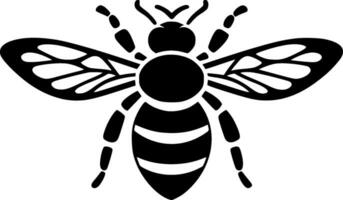 abeille - minimaliste et plat logo - vecteur illustration