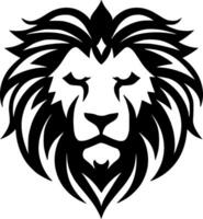 Lion - minimaliste et plat logo - vecteur illustration