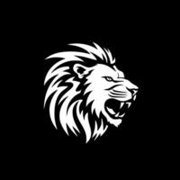 lion, noir et blanc vecteur illustration