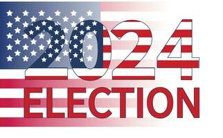 2024 présidentiel élection journée dans Etats-Unis, novembre 5, carte conception. voter pour votre futur vecteur