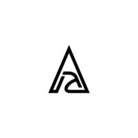 une noir et blanc logo avec le des lettres une et s vecteur