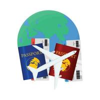 illustration de passeport vecteur