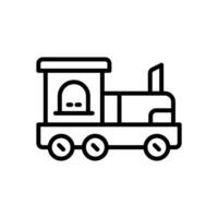jouet train icône. vecteur ligne icône pour votre site Internet, mobile, présentation, et logo conception.