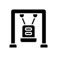 balançoire icône. vecteur glyphe icône pour votre site Internet, mobile, présentation, et logo conception.
