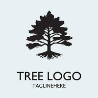 arbre logo conception vecteur