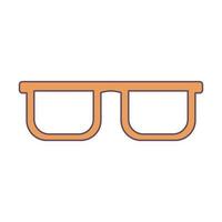 monture de lunettes optique vecteur