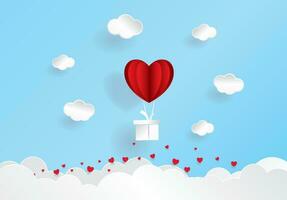 content valentines jour, l'amour journée cœurs romantique fête conception. vecteur illustration