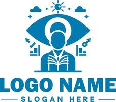 éducation logo pour école, collège, université, institut et icône symbole nettoyer plat moderne minimaliste logo conception modifiable vecteur