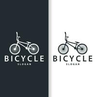 vélo logo conception vélo sport club Facile ancien noir silhouette modèle illustration vecteur