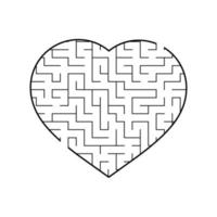 labyrinthe abstrait. jeu pour les enfants. casse-tête pour les enfants. énigme du labyrinthe. illustration vectorielle vecteur