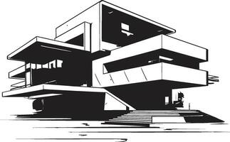 branché Accueil marque élégant maison conception dans vecteur sophistiqué vivant icône moderne maison idée vecteur logo