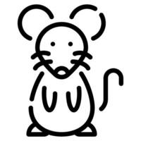 rat icône illustration pour la toile, application, infographie, etc vecteur