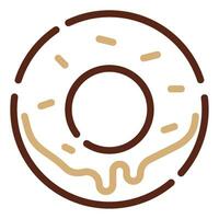 Donut icône illustration pour la toile, application, infographie, etc vecteur