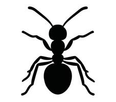 vecteur, isolé silhouette de acacia fourmi. vecteur