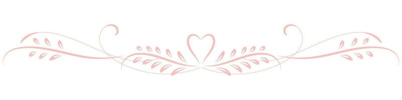 ancien lignes à propos aimer, rose et en forme de coeur lignes pour décorer la Saint-Valentin journée cartes. vecteur