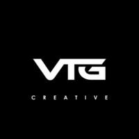 VTG lettre initiale logo conception modèle vecteur illustration