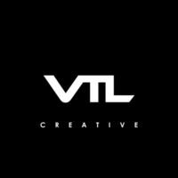 VTL lettre initiale logo conception modèle vecteur illustration