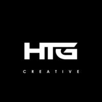 htg lettre initiale logo conception modèle vecteur illustration