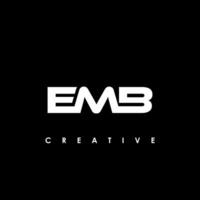 emb lettre initiale logo conception modèle vecteur illustration