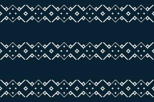 ethnique géométrique en tissu modèle traverser point.ikat broderie ethnique Oriental pixel modèle bleu Contexte. abstrait, vecteur, illustration. texture, vêtements, cadre, décoration, motifs, soie fond d'écran. vecteur