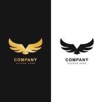 Aigle logo vecteur animal logo conception en volant Aigle logo vecteur illustration
