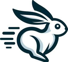 lapin logo, lapin vecteur illustration