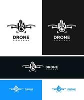 drone entreprise logo vecteur