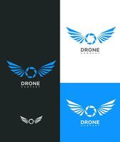 drone entreprise logo vecteur