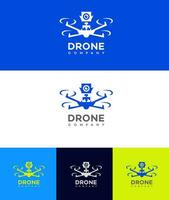 drone entreprise logo vecteur