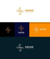 drone entreprise logo vecteur