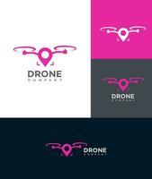 drone entreprise logo vecteur