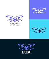 drone entreprise logo vecteur