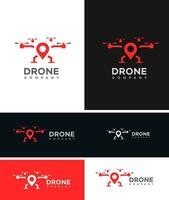 drone entreprise logo vecteur