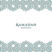 islamique ornement silhouette pour Ramadan salutation conception vecteur