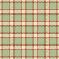 doux sans couture vérifier vecteur, court plaid modèle textile. Années 50 texture en tissu Contexte tartan dans pastel et rouge couleurs. vecteur