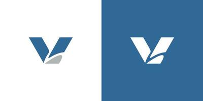 Facile et moderne lettre v initiales logo conception vecteur