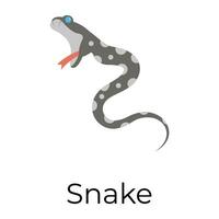 concepts de serpent à la mode vecteur