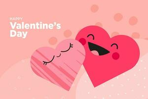l'amour. vecteur illustration pour valentines journée carte, l'amour message, arrière-plan, social médias poste, la toile bannière, commercialisation.